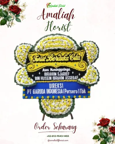 Papan Bunga Duka di Sumberharjo