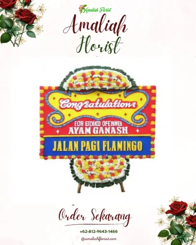 Bunga Papan Congratulation di Sumberharjo